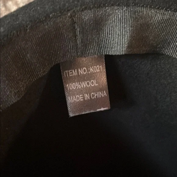 Elegant Black Wide-Brim floppy Hat - Picture 4 of 4